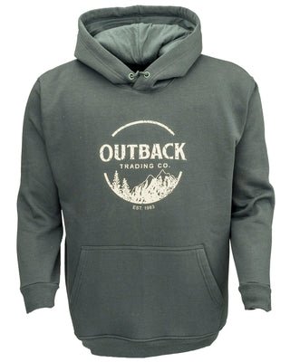 Outback Trading Co (NZ) Outback Hoodie Olive / Small 40281-OLV-SM